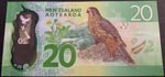New Zealand, 20 Dollars, 2016, UNC, p193
