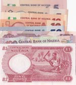 Nigeria, 5 Naira (3), 10 Naira (2), 50 ... 