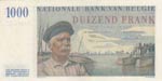 Belgium, 1.000 Francs, 1951, XF (+), p131a