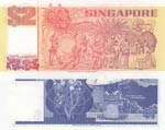 Singapore, 1 Dollar and 2 Dollars, ... 