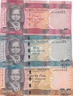 South Sudan, 5 Pounds, ... 