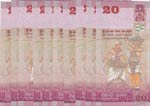 Sri Lanka, 20 Rupees, 2016, UNC, p123d, ... 