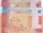 Sri Lanka, 20 Rupees, 50 Rupees ve 100  ... 