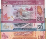 Sri Lanka, 20 Rupees, 50 ... 