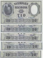 Sweden, 10 Kronor (5), ... 