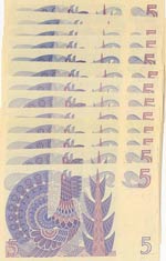 Sweden, 5 Kronor, 1965/ 1981, UNC, p51, ... 