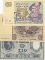 Sweden, 5 Kronor (2) and ... 