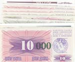 Bosnia Herzegovina, 10 Dinara (4), 100 ... 