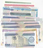 Burundi, 10 Francs, 20 Francs, 50 Francs, ... 
