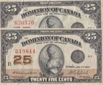 Canada, 25 Cents (2), ... 