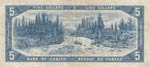 Canada, 5 Dollars, 1954, VF, 77b