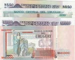 Uruguay, 50 Pesos, 200 Pesos, 1.000 Pesos ... 