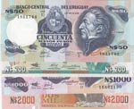 Uruguay, 50 Pesos, 200 ... 