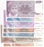 Yugoslavia, 50 Dinara, ... 
