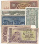 Mix Lot, 6 banknotes of different condition