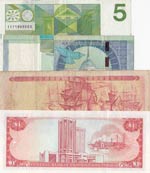 Mix Lot, 4 banknotes from different ... 