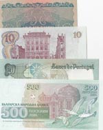Mix Lot, 4 banknotes from different countries
