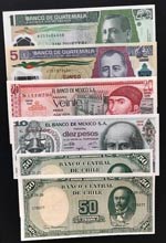 Mix Lot, 6 banknotes in ... 