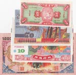 China fantasy banknotes ... 