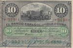 Cuba, 10 Pesos, 1896, ... 