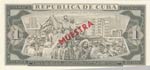 Cuba, 1 Peso, 1982, UNC, p102b, SPECIMEN