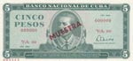 Cuba, 5 Pesos, 1984, ... 