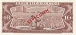Cuba, 10 Pesos, 1978, UNC, p104b, SPECIMEN