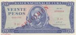 Cuba, 20 Pesos, 1971, ... 