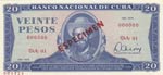 Cuba, 20 Pesos, 1978, ... 
