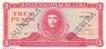 Cuba, 3 Pesos, 1986, ... 