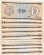 Cuba, 20 Pesos, 1985, ... 