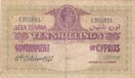 Cyprus, 10 Shillings, ... 
