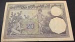 Algeria, 20 Francs, 1939, FINE, p78c