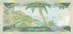 East Caribbean States, 5 Dollars, 1985, UNC, ... 