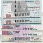 Egypt, 5 Pounds (2), 10 ... 