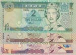 Fiji, 2 Dollars, 5 ... 