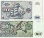 Germany- Federal Republic, 10 Mark and 20 ... 
