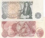 Great Britain, 10 Shillings and 1 Pound, ... 