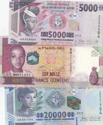 Guinea, 5.000 Francs, ... 