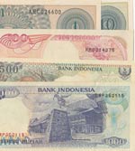 Indonesia, 1 Sen, 10 Sen, 100 Rupiah, 500 ... 