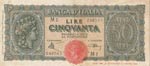 Italy, 50 Lire, 1944, ... 