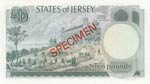 Jersey, 10 Pounds, 1976, UNC, p13a, SPECIMEN