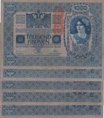 Austria, 1.000 Krone, 1902, Different ... 