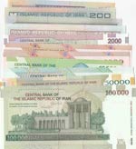 Iran,  Total 12 banknotes