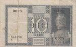 Italy, 10 Lire, 1939, VF, p25