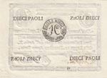 Italy, 10 Pauli, 1798, UNC, pS540b
