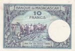 Madagascar, 10 Francs, 1937/1947, AUNC(-), ... 