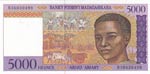 Madagascar, 5.000 Francs ... 