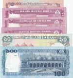 Bangladesh,  UNC,  Total 6 banknotes