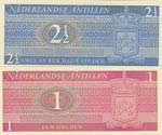 Nederlands Antilles,  Total 2 banknotes